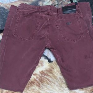 Emporio armani jeans have some stains in back